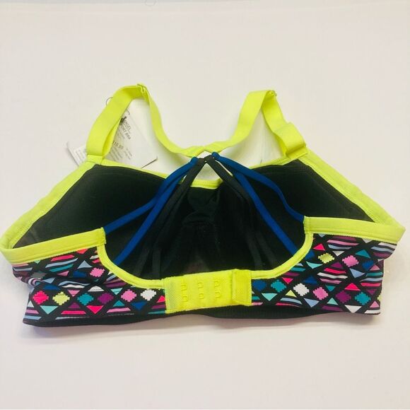 Victoria's‎ Secret VSX Angel Sport Bra Size 32B Colorful Strappy Memory Fit NEW - Picture 6 of 11
